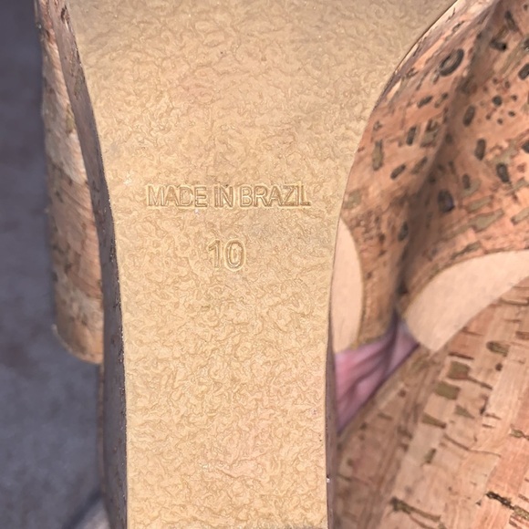 Jack Rogers Ronnie Tan/Brown Wedge Cork Sandal - Picture 9 of 12